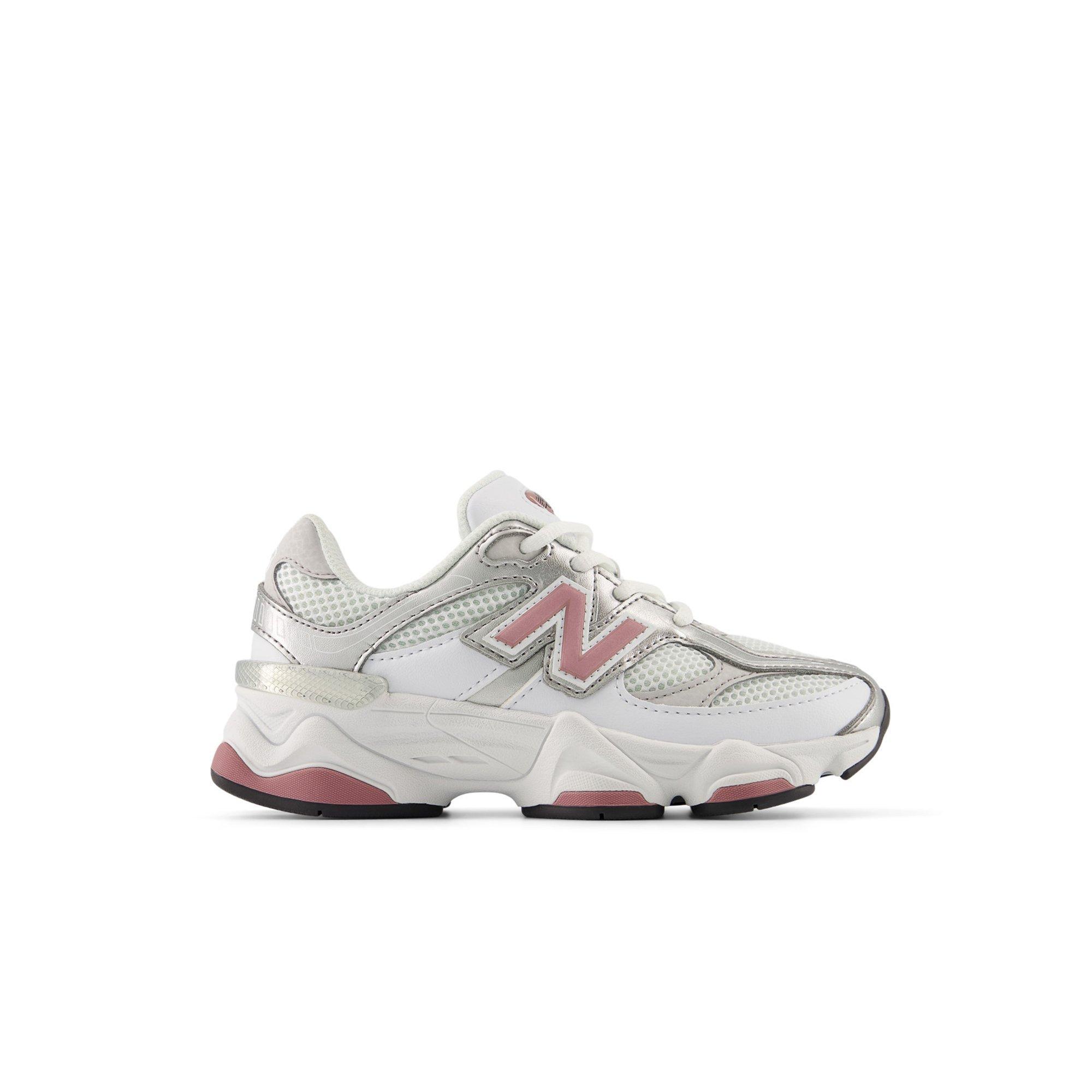 New Balance 9060 "Silver/Pink" Preschool Girls' Shoe
